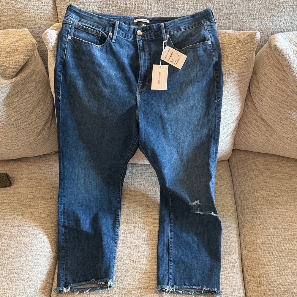 Good American Classic Blue Jeans